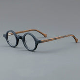 Alfie Vintage Small Acetate Frame Round Frames Southood C1 Black